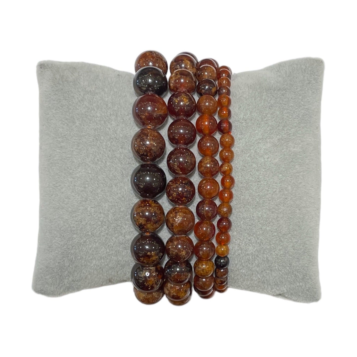 Bracelet Grenat Orange - Foliesbijoux