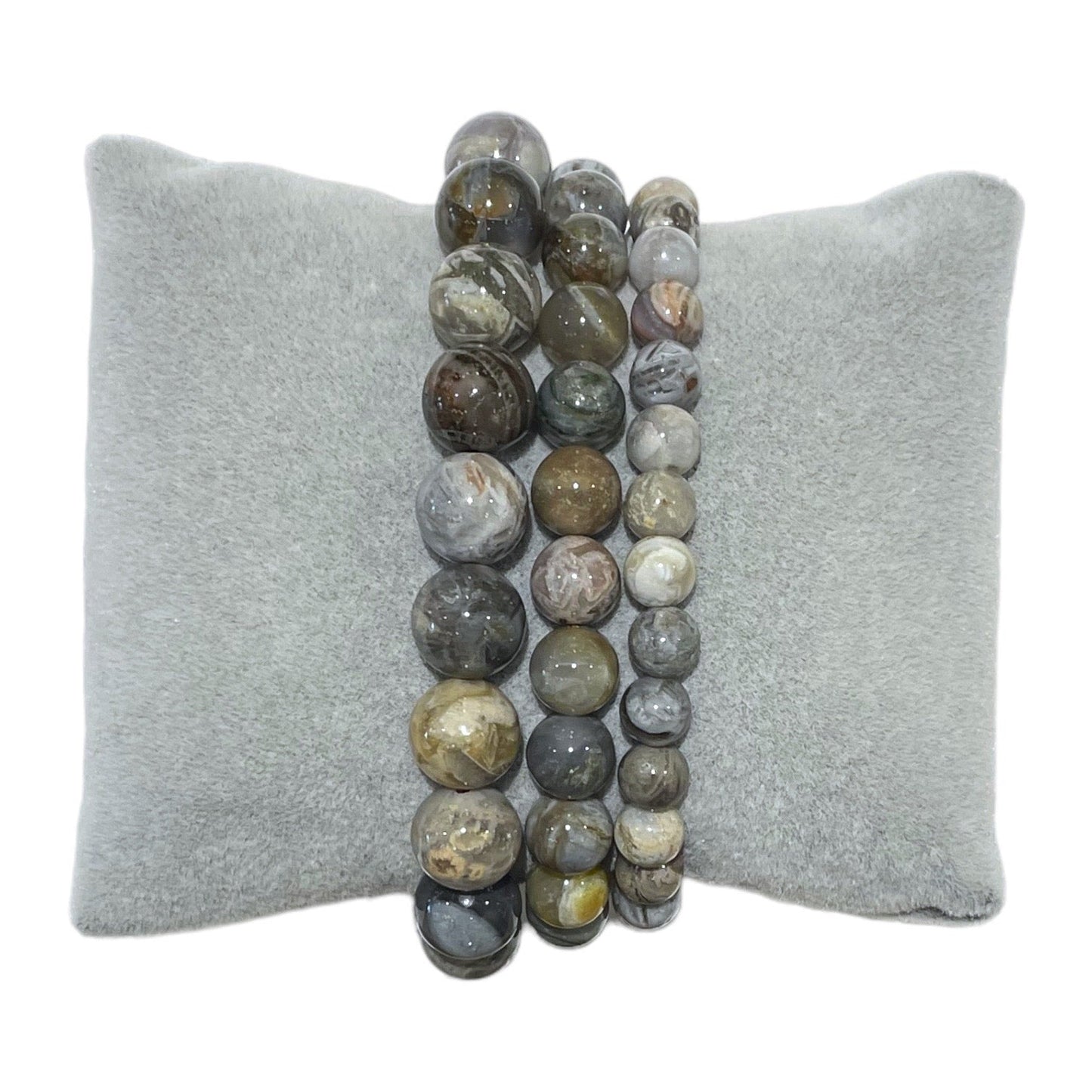 Bracelet Agate Feuille de Bambou A+ - Foliesbijoux