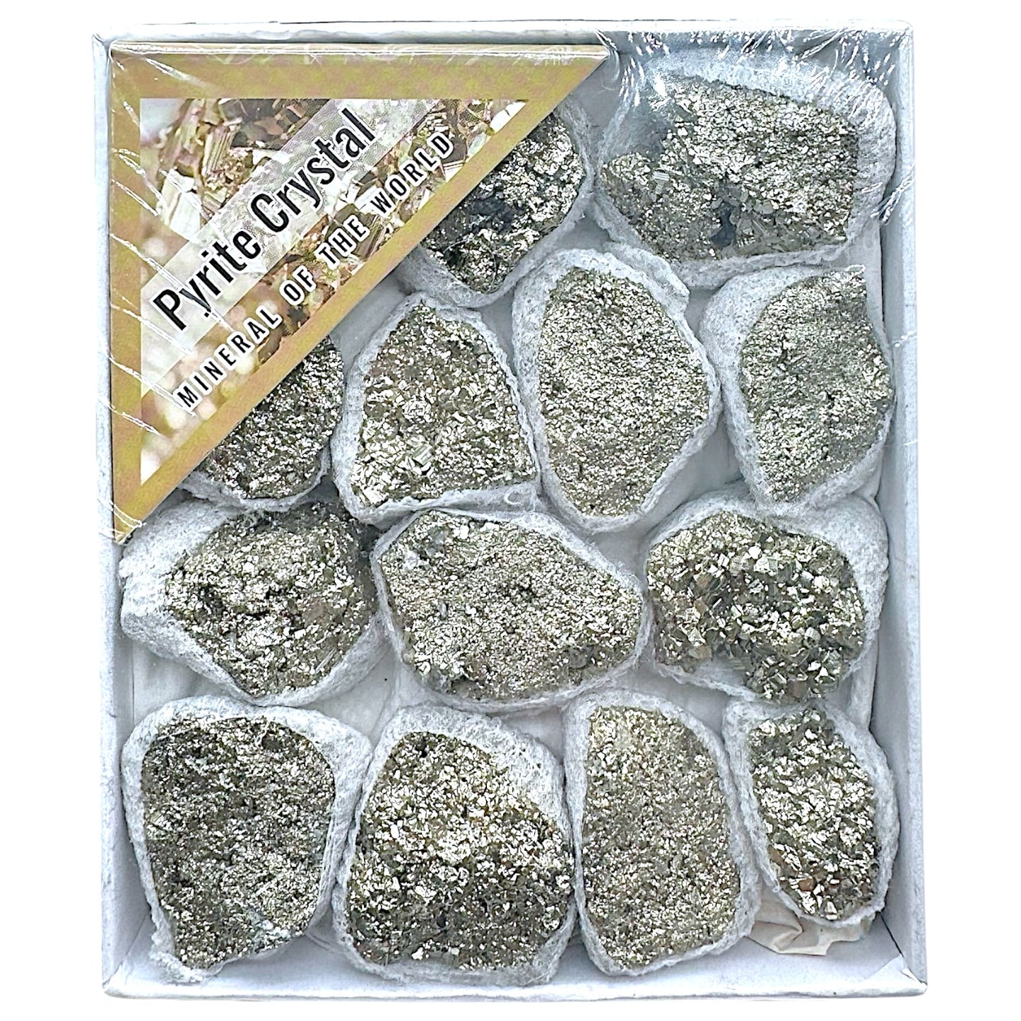 Boîte de Pyrite brut (n°18) 8,5x10x3,5 cm - Foliesbijoux