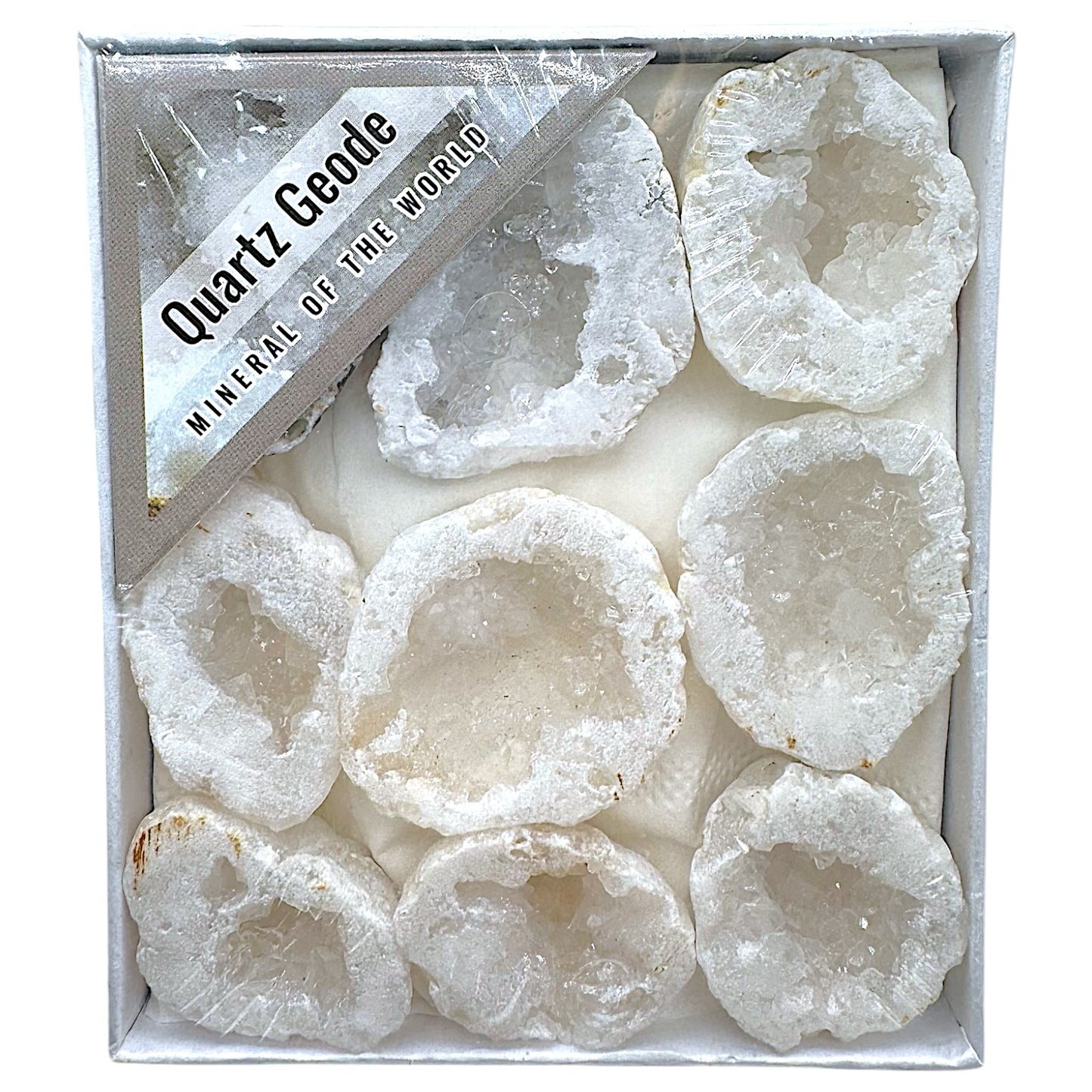 Boîte de Géode quartz (n°19) 8,5x10x3,5 cm - Foliesbijoux