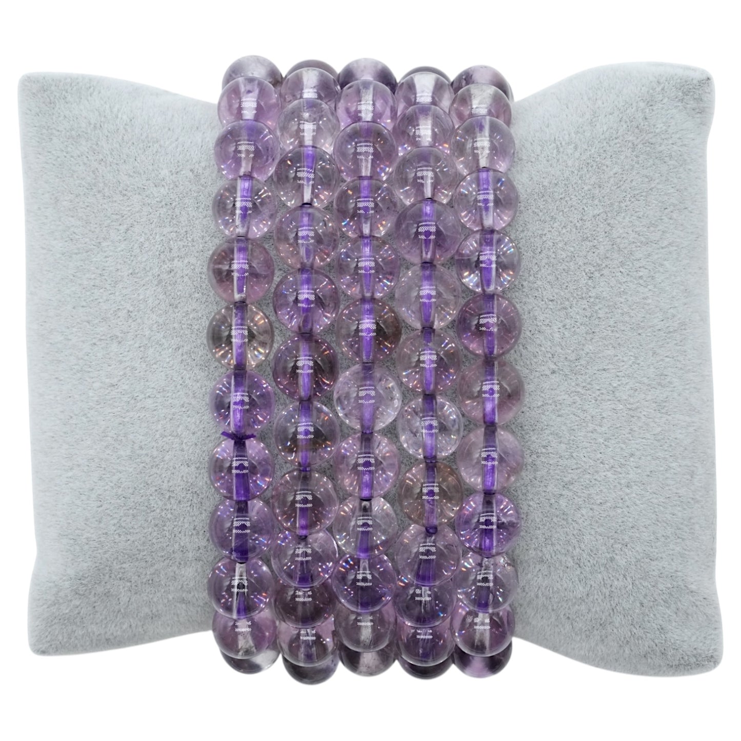 Bracelet Améthyste lavande translucide AAA