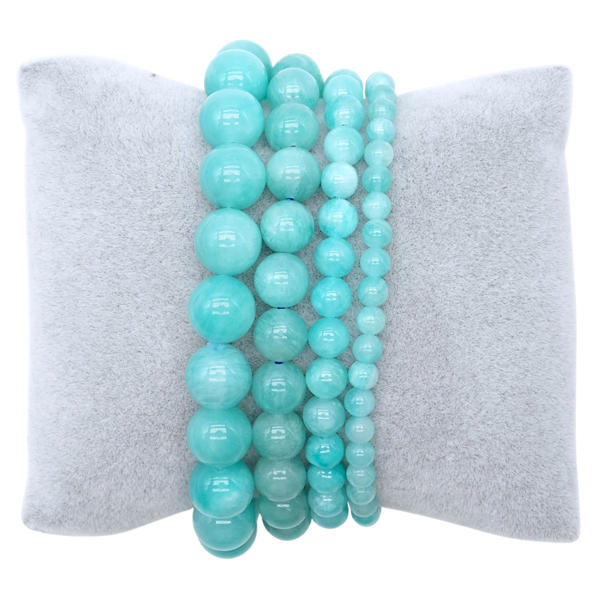 Bracelet Amazonite du Pérou claire AA
