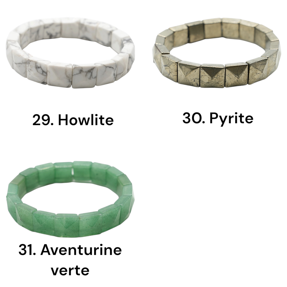 AA+ Bracelet 12x12 mm (7 stones available) #7