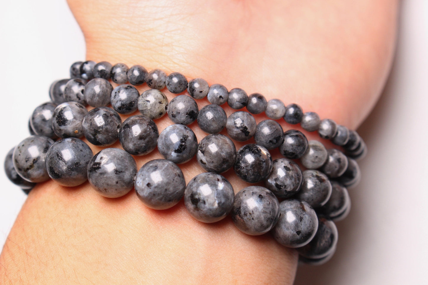 Bracelet Larvikite A+ - Foliesbijoux