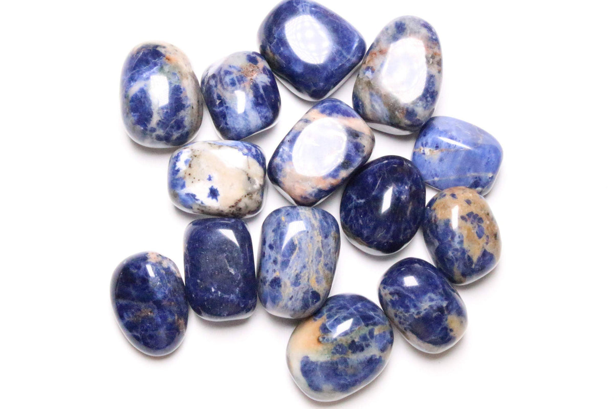 Pierre roulée en Sodalite - Foliesbijoux