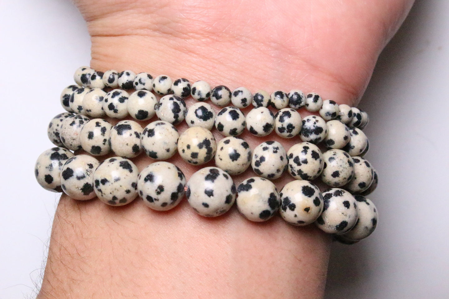 Bracelet Jaspe Dalmatien A - Foliesbijoux
