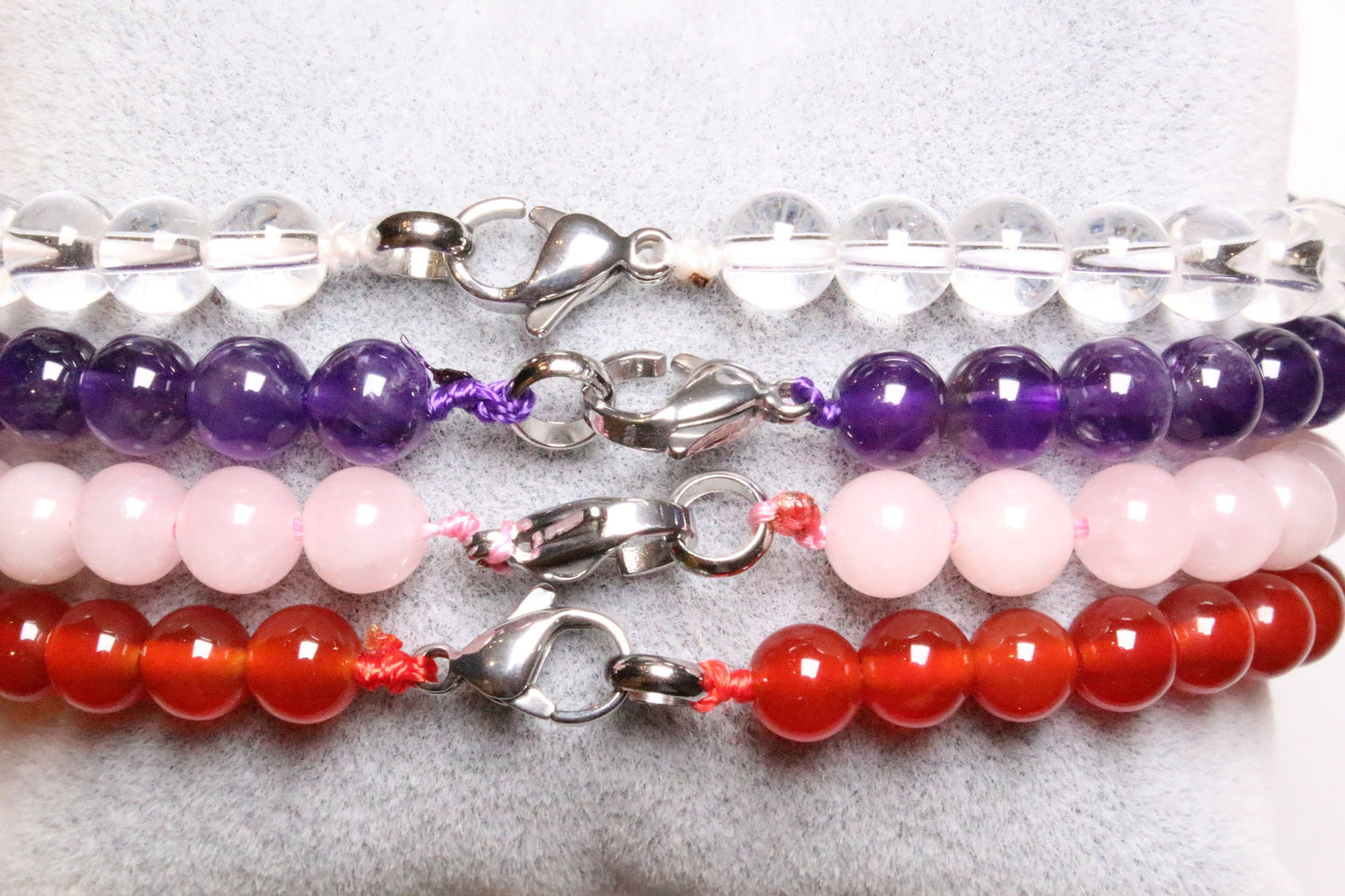 Collier boule 7 Chakras 6mm - Foliesbijoux