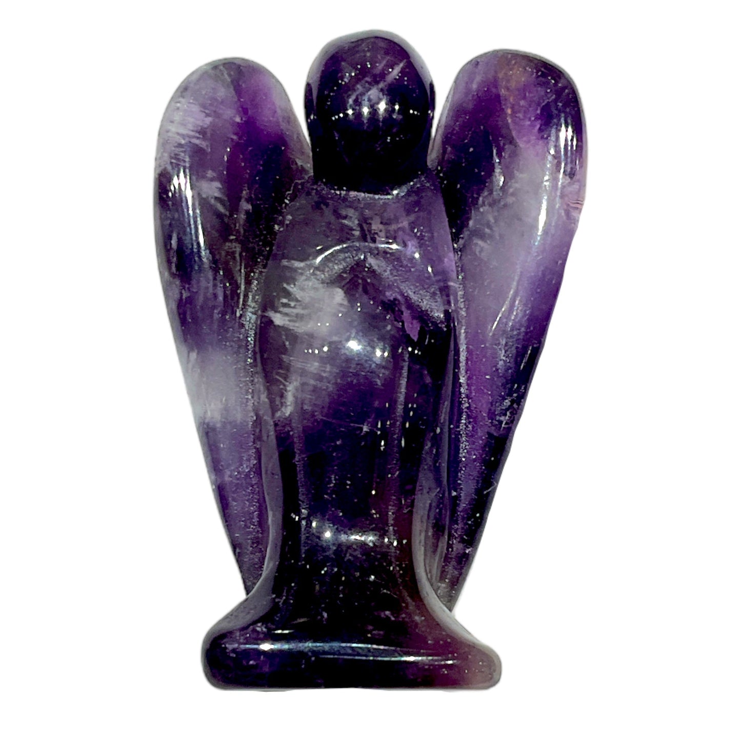 Figurine ange en Améthyste - Foliesbijoux