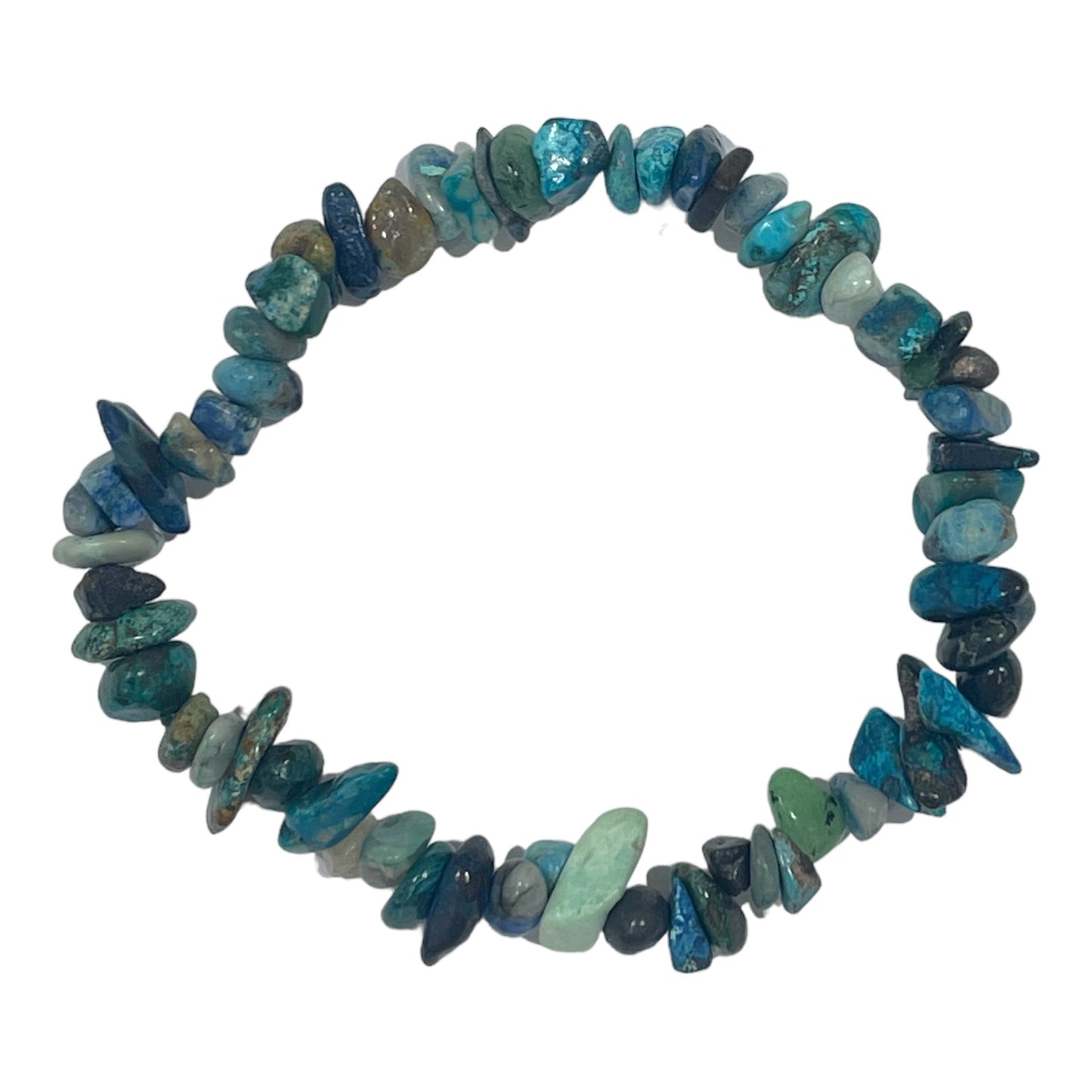 Bracelet baroque Turquoise chrysocolle A+ - Foliesbijoux