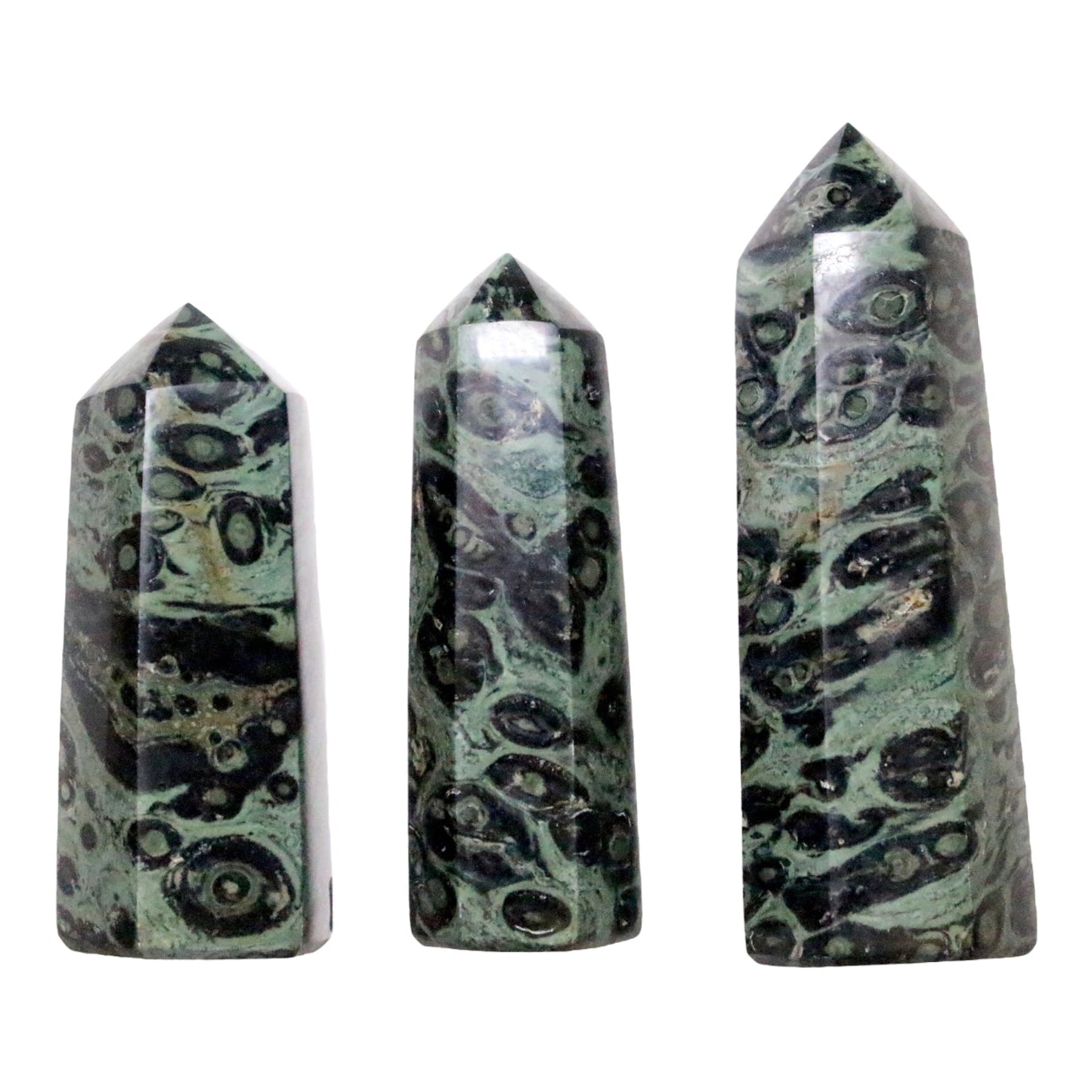 Grande pointe Jaspe Kambaba - Foliesbijoux