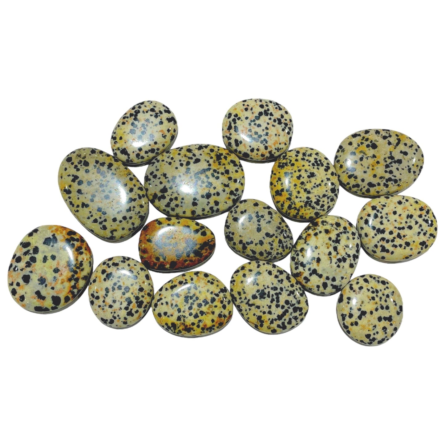 Galet Jaspe Dalmatien 40mm (Lot de 200g) - Foliesbijoux