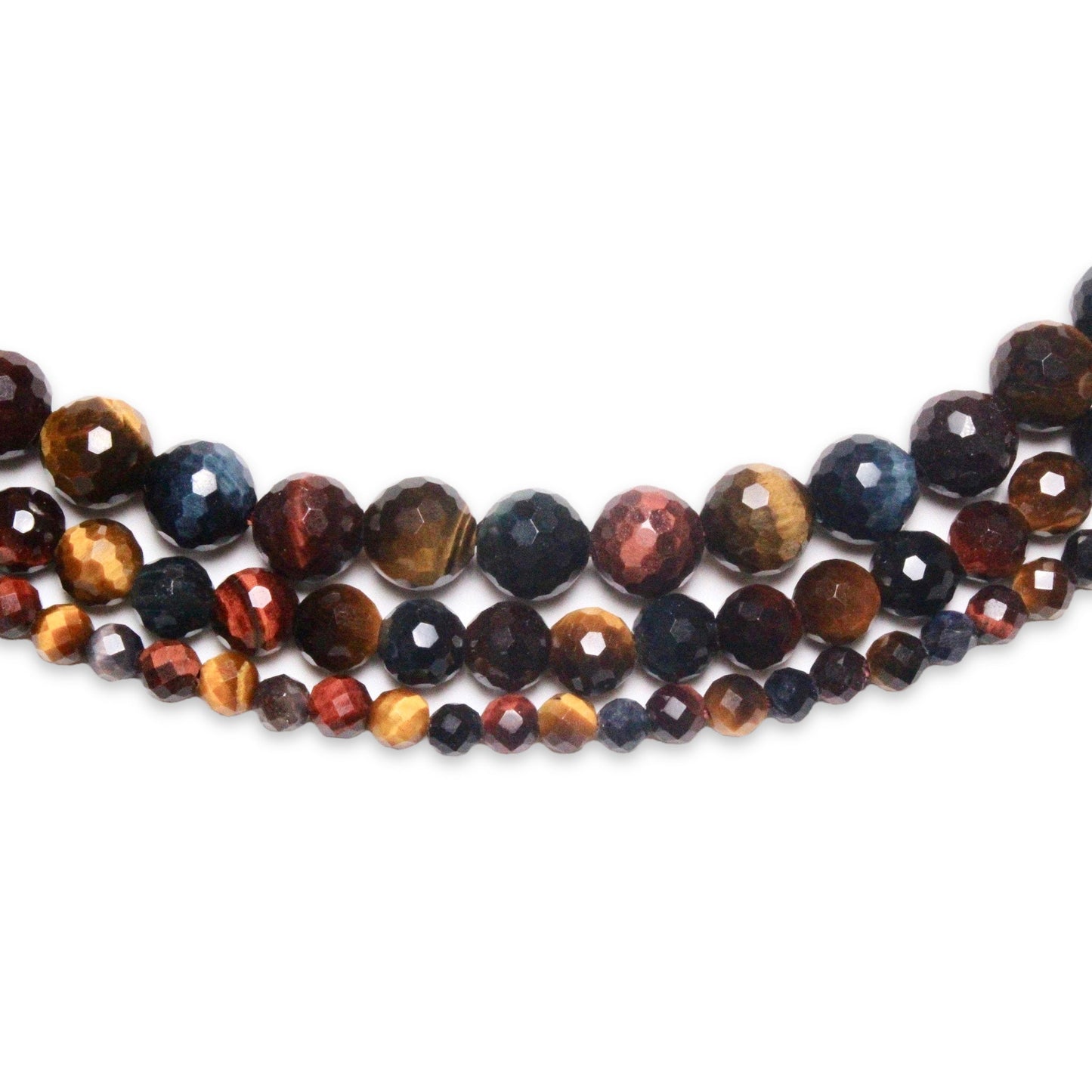 Fil Trois yeux en perle facetté - Foliesbijoux