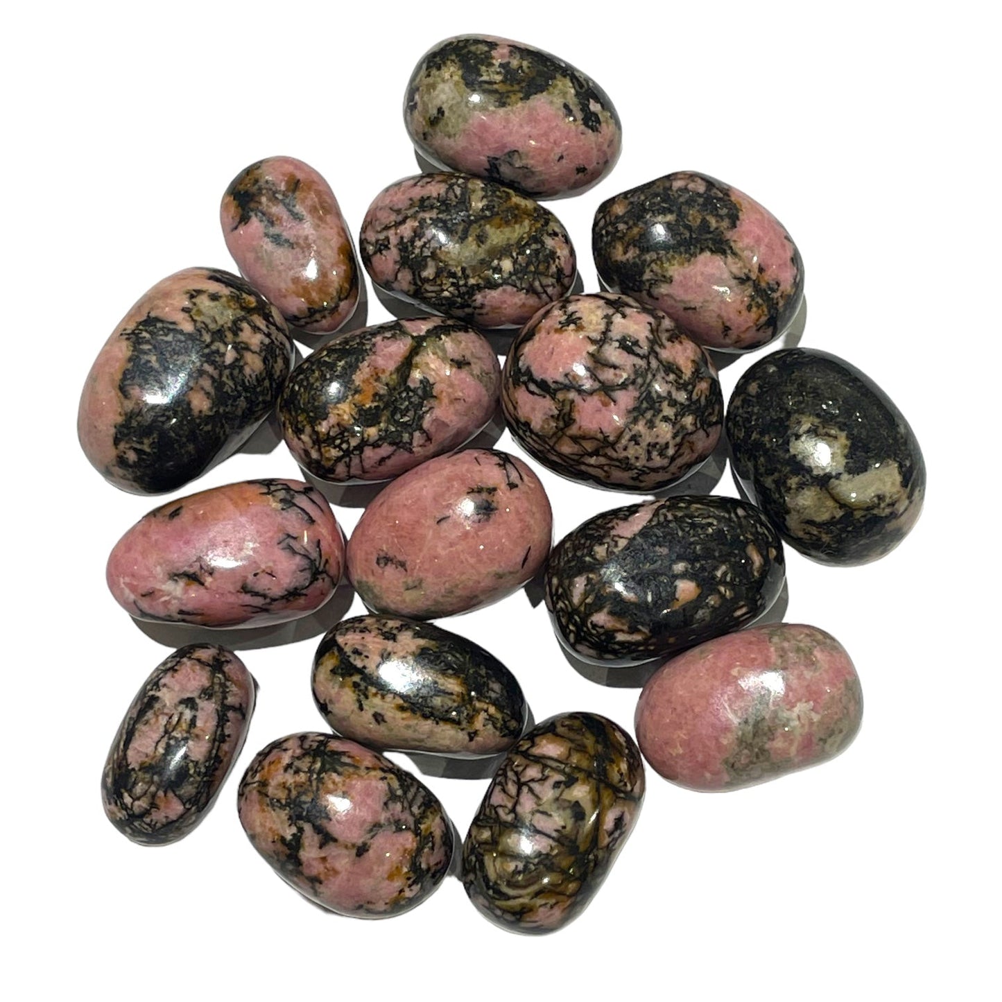 Pierre roulée Rhodonite - Foliesbijoux