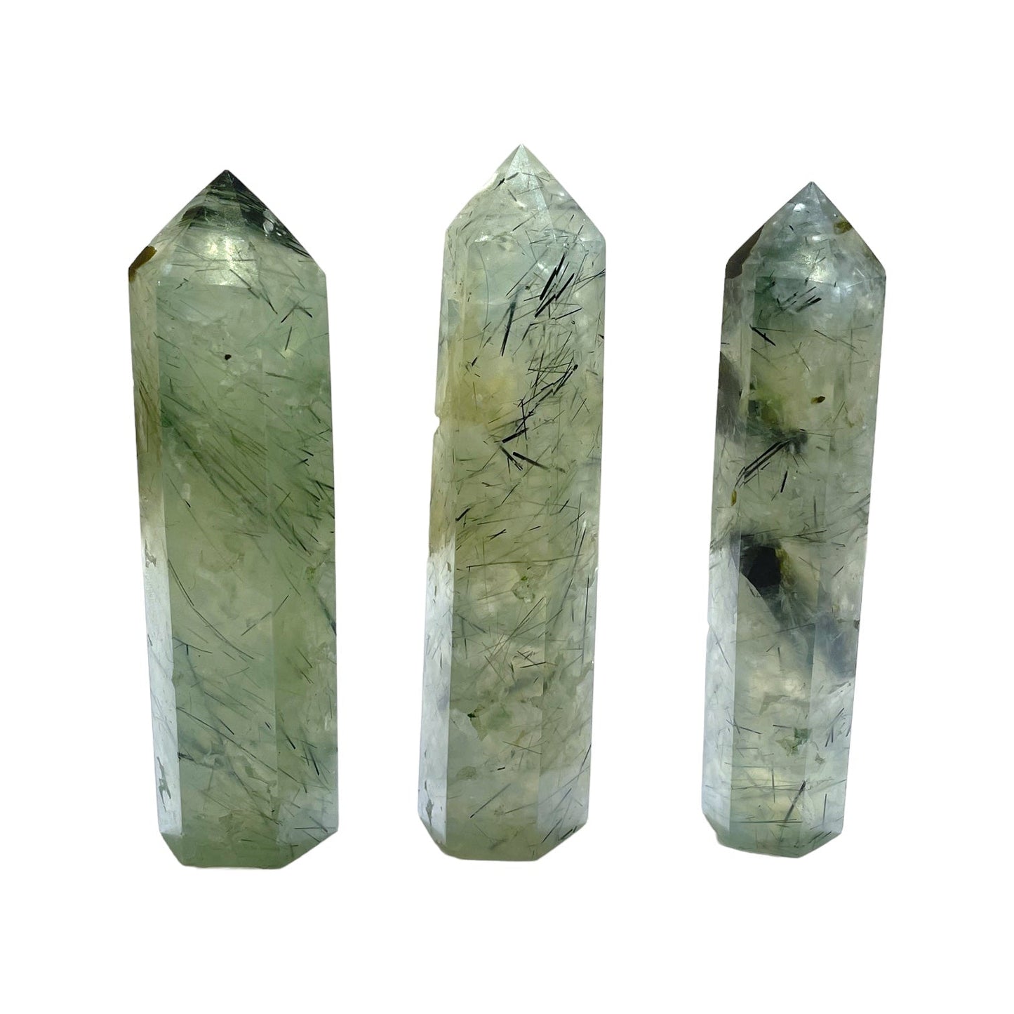Pointe en Prehnite - Foliesbijoux
