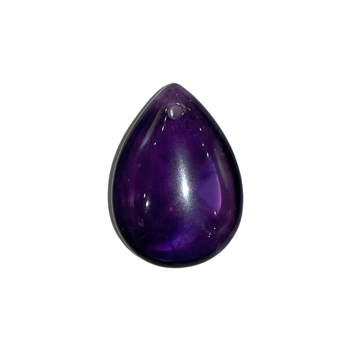 Pendentif goutte plate percé devant - Foliesbijoux