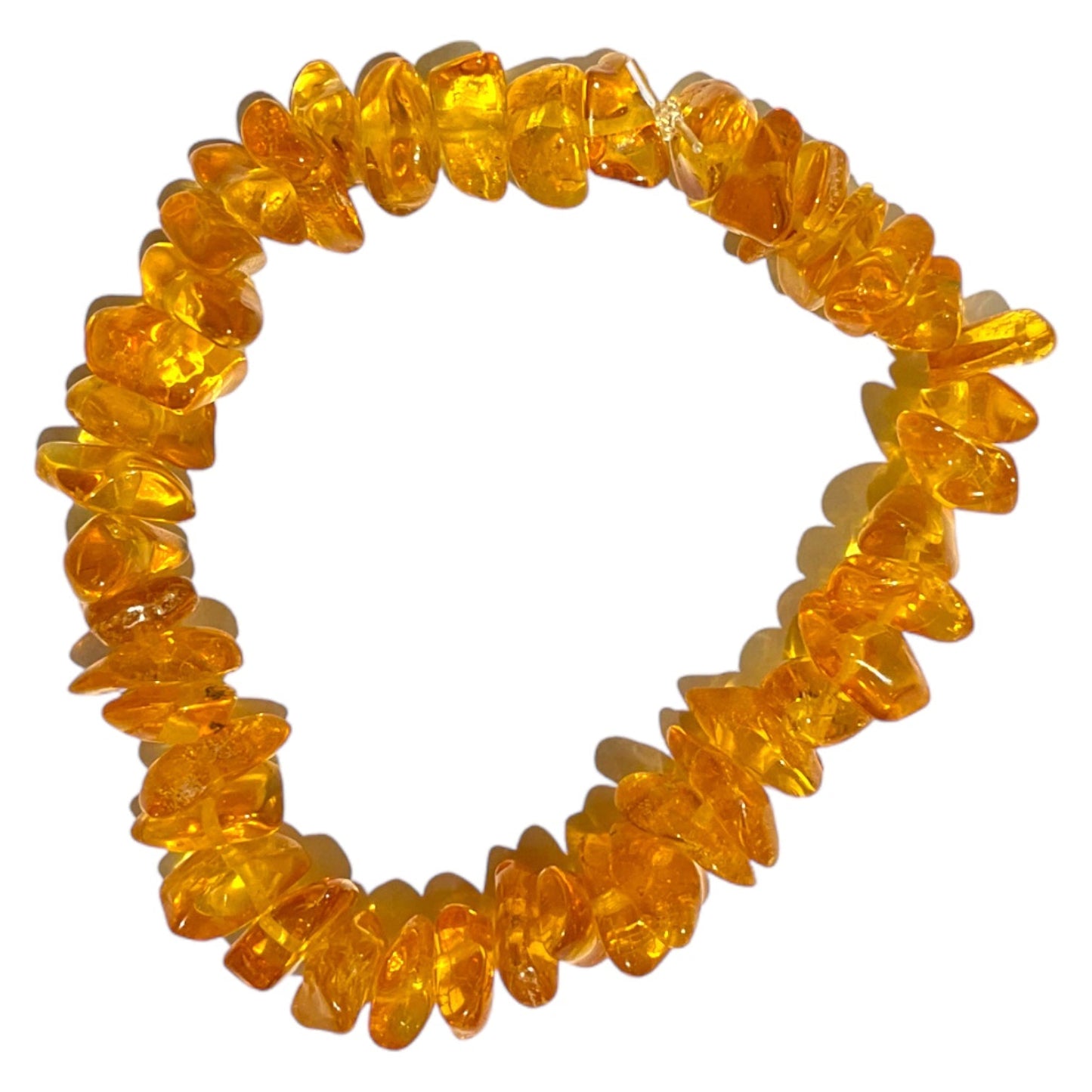 Bracelet chips ambre adulte ( C3 ) - Foliesbijoux