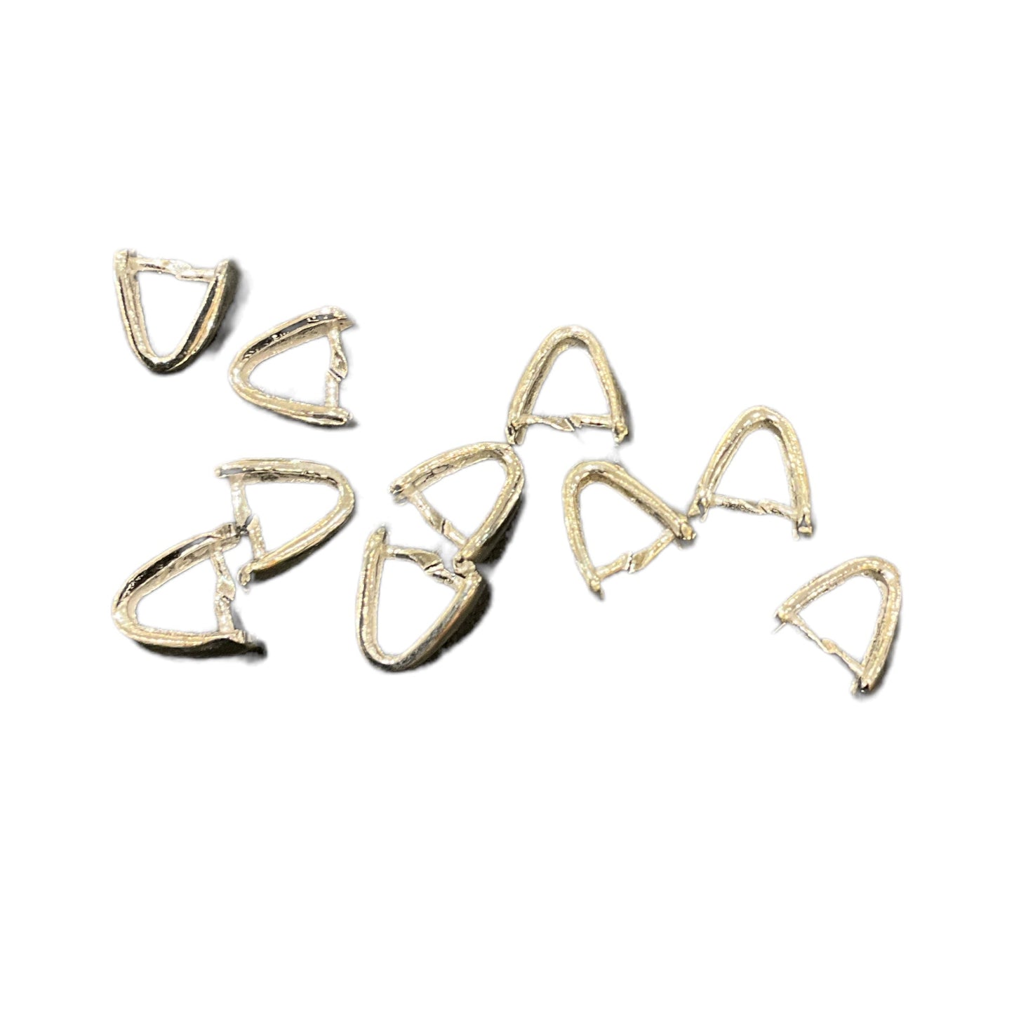 Lot de 10 Bélières fine argent 925 pour pendentif - Foliesbijoux