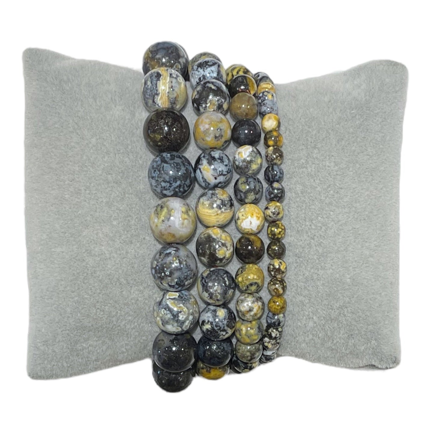 Bracelet Agate Ocean Bleu A - Foliesbijoux