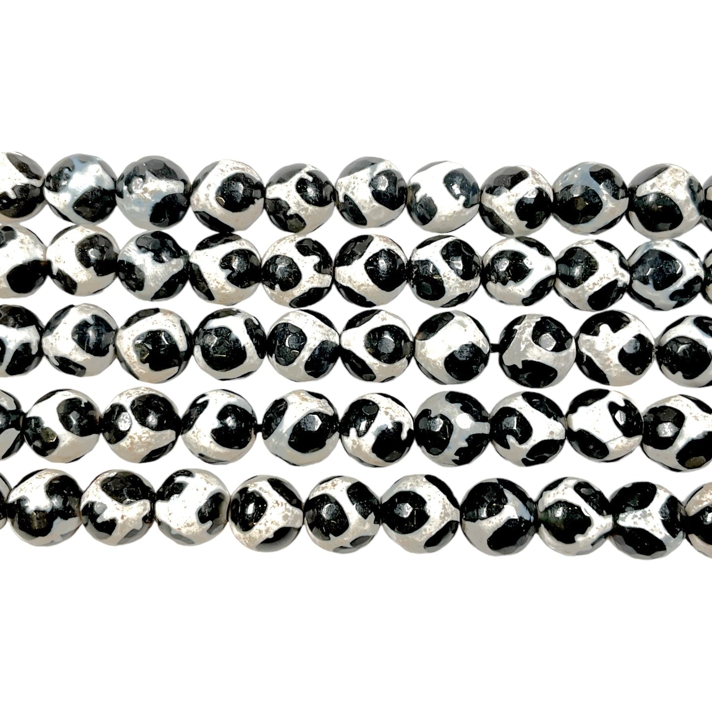 Fil de perle Agate du Tibet Dzi #1 - Foliesbijoux