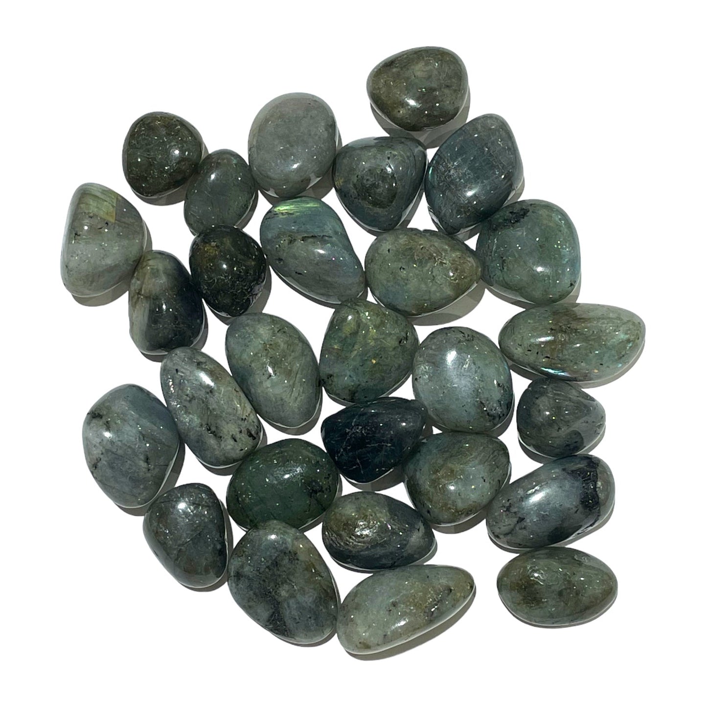 Pierre roulée en Labradorite - Foliesbijoux