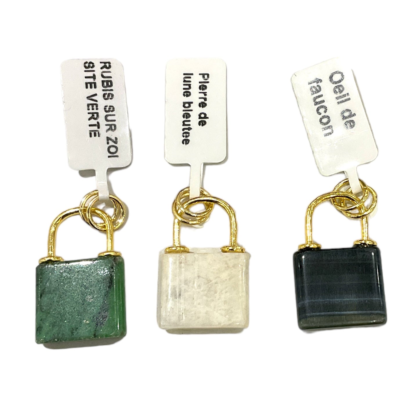 Pendentif forme cadena doré - Foliesbijoux