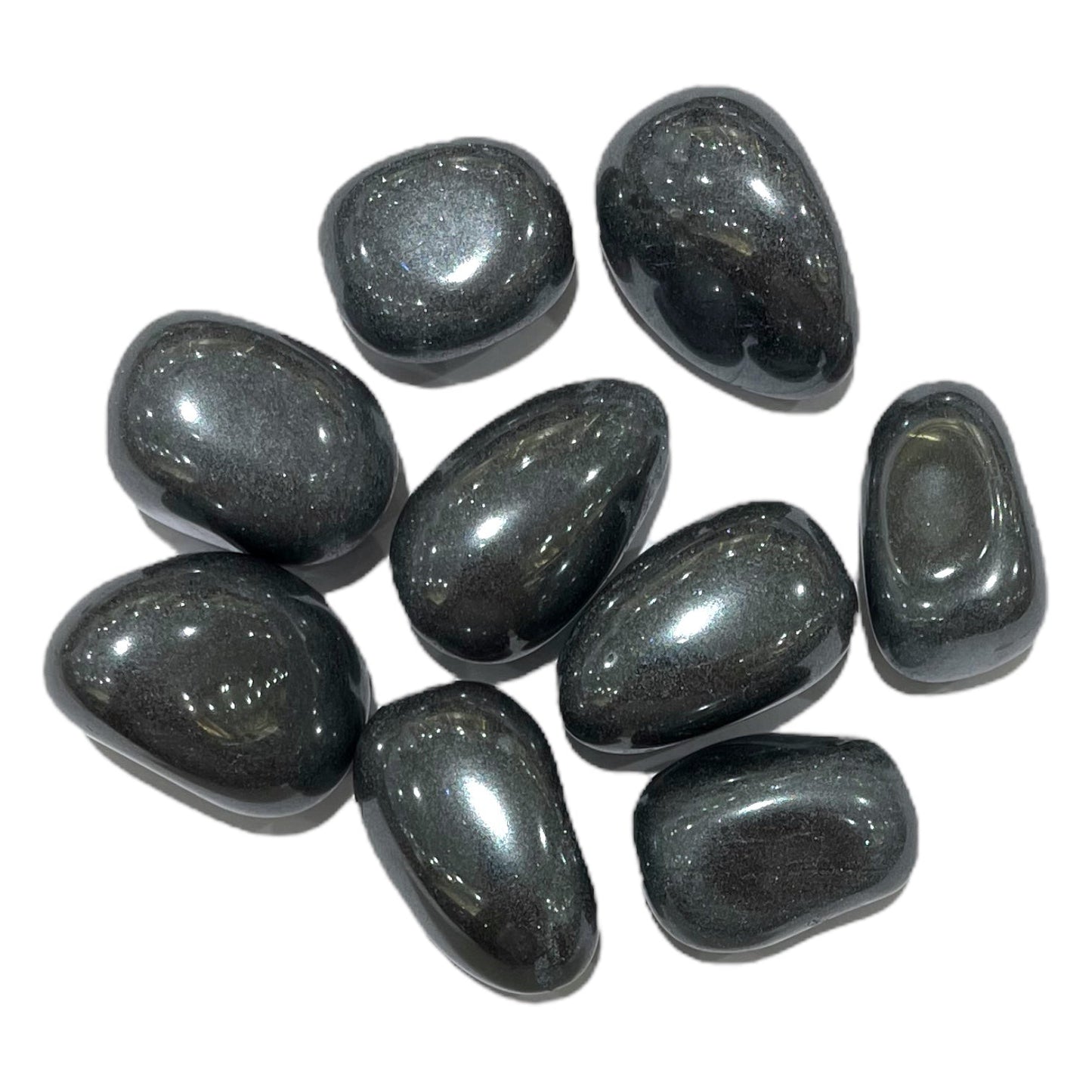 Pierre roulée Hématite - Foliesbijoux