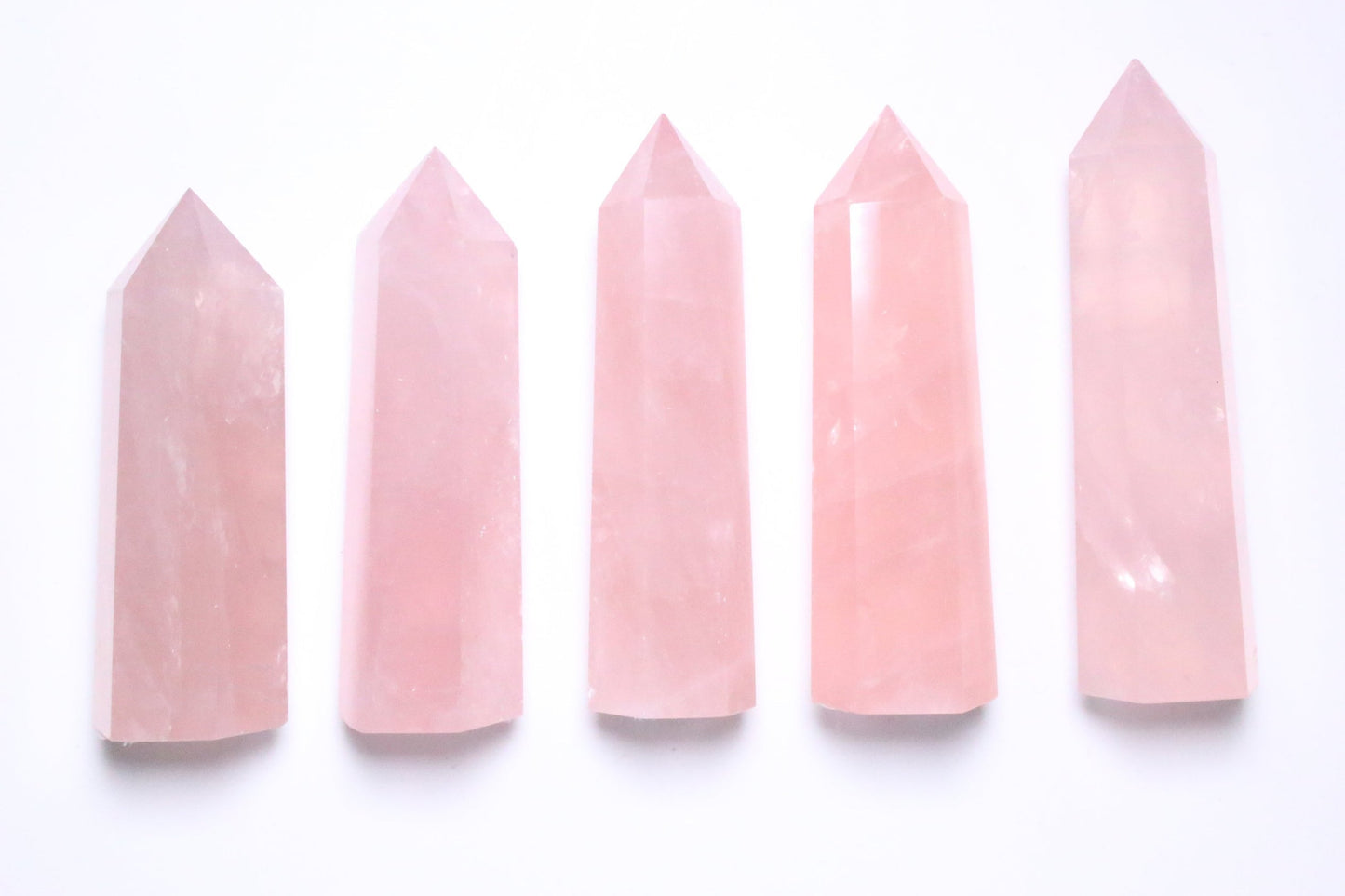 Pointe en Quartz rose - Foliesbijoux