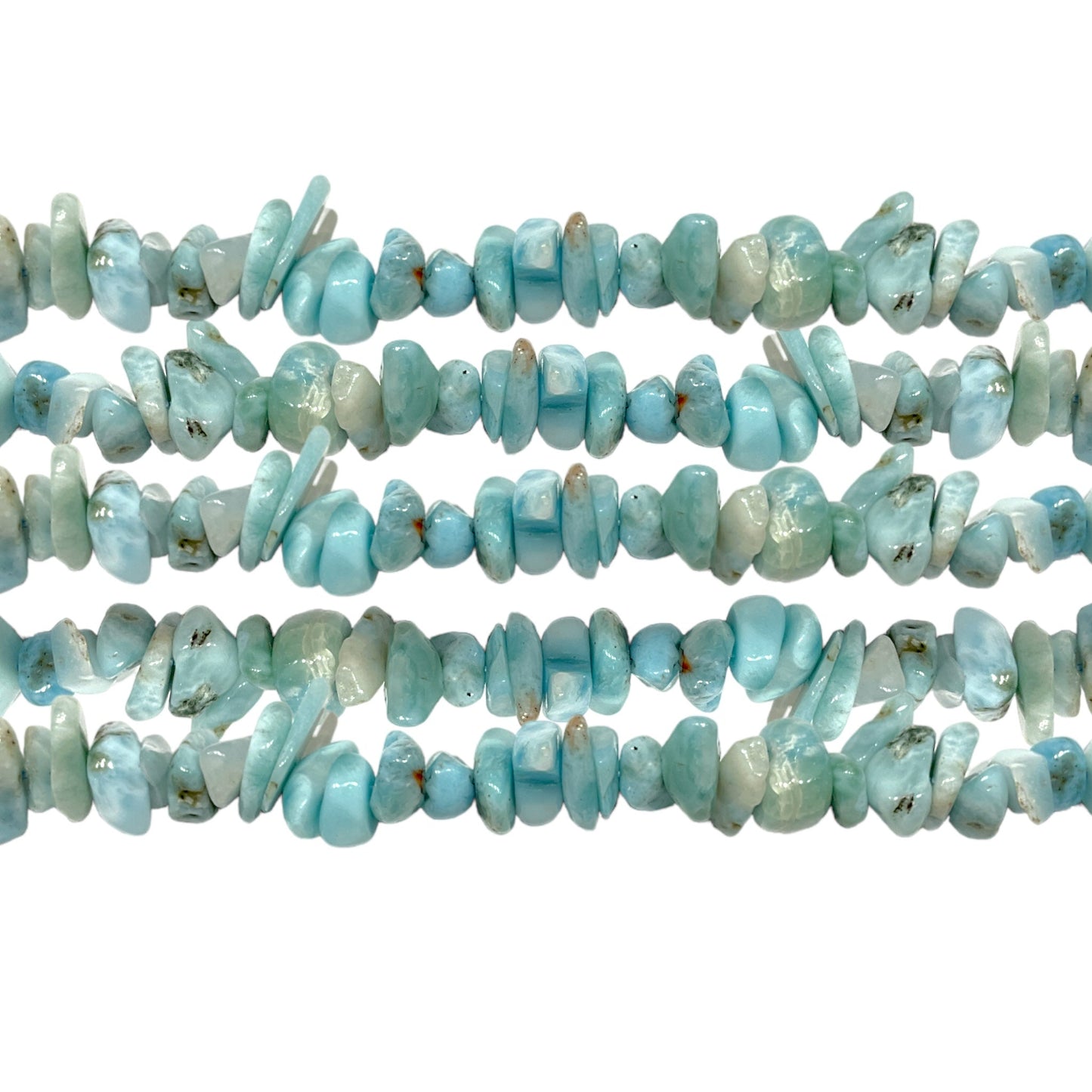 Fil de pierre baroque Larimar A - Foliesbijoux