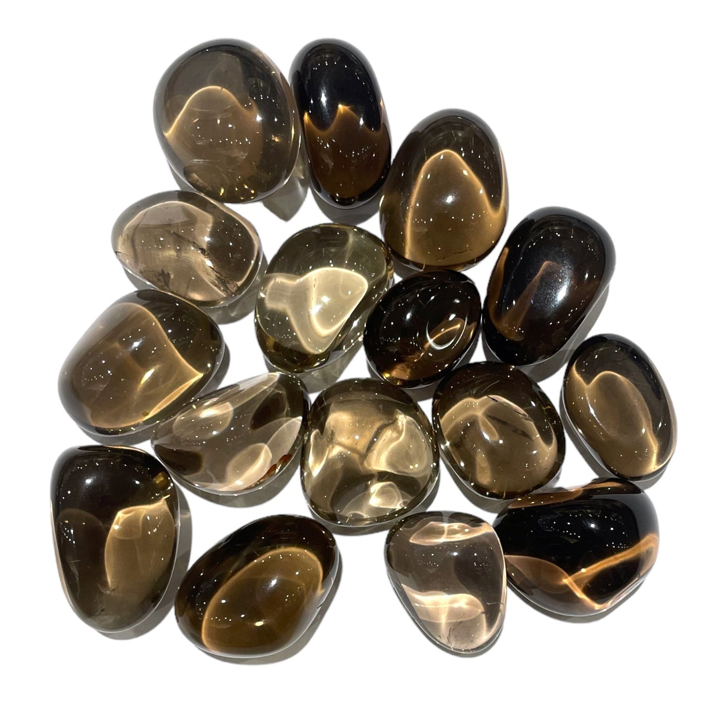 Pierre roulée Quartz fumé - Foliesbijoux