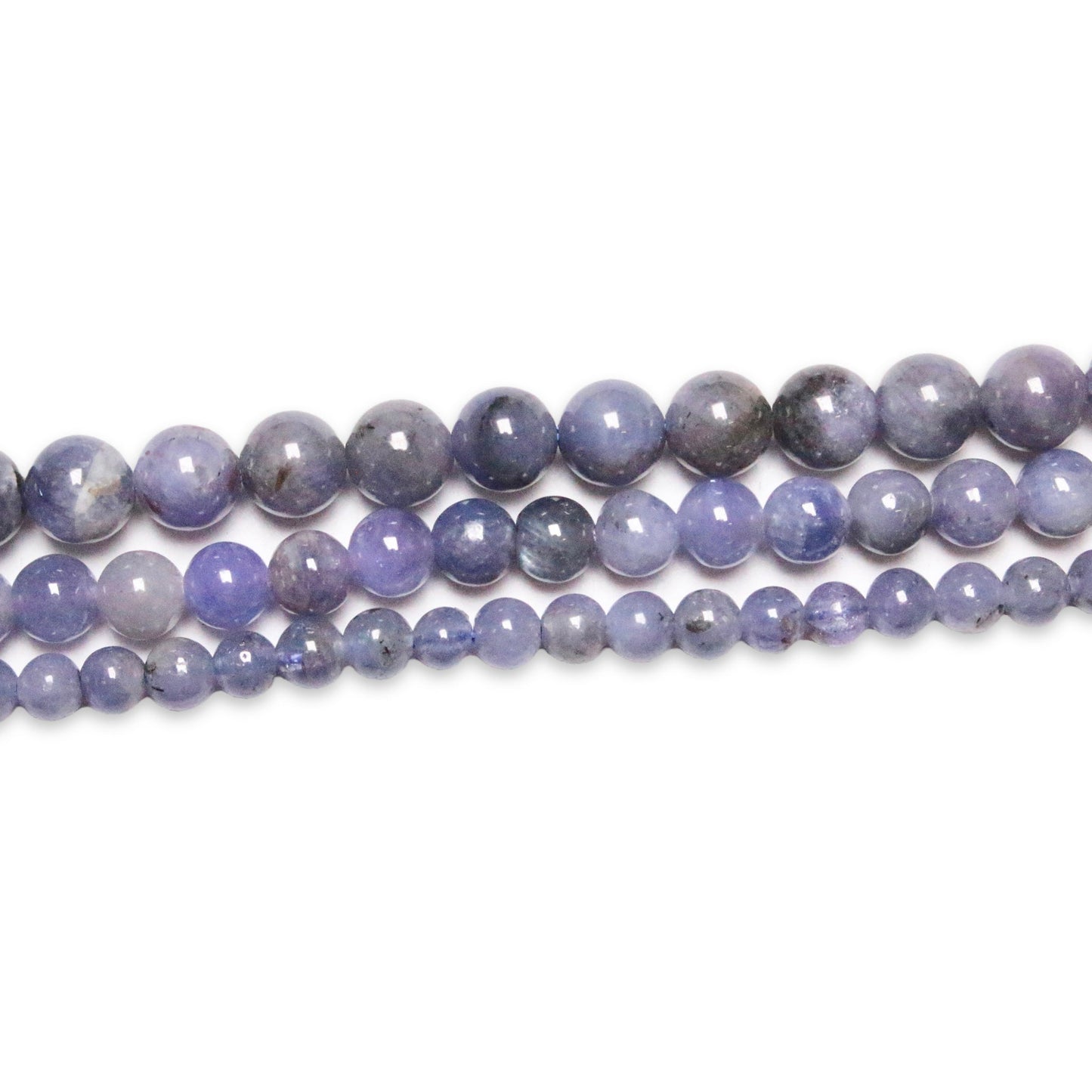Fil de perle Tanzanite A - Foliesbijoux