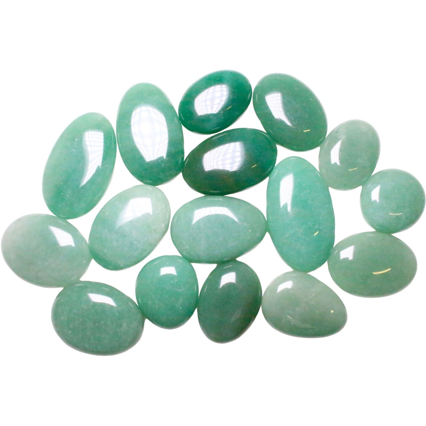Galet Aventurine verte 40mm (Lot de 200g) - Foliesbijoux