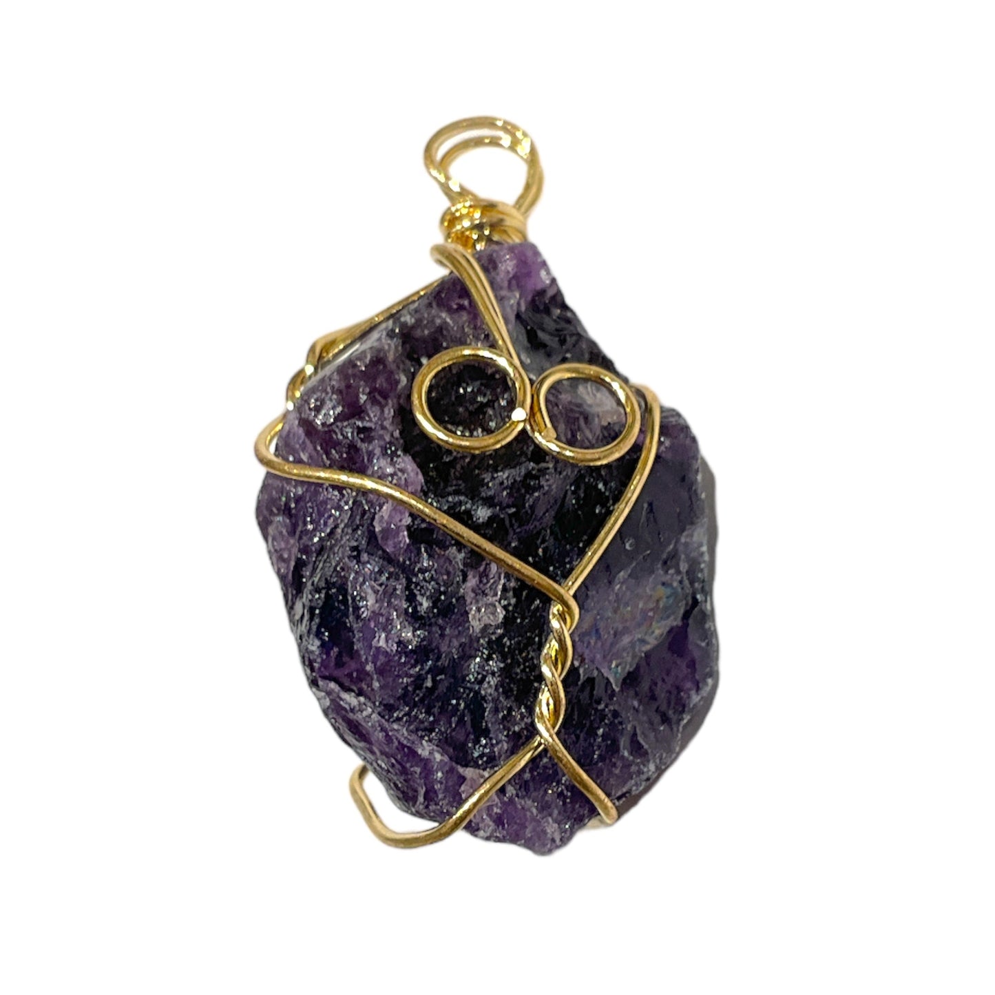 Pendentif Améthyste Brute - Foliesbijoux