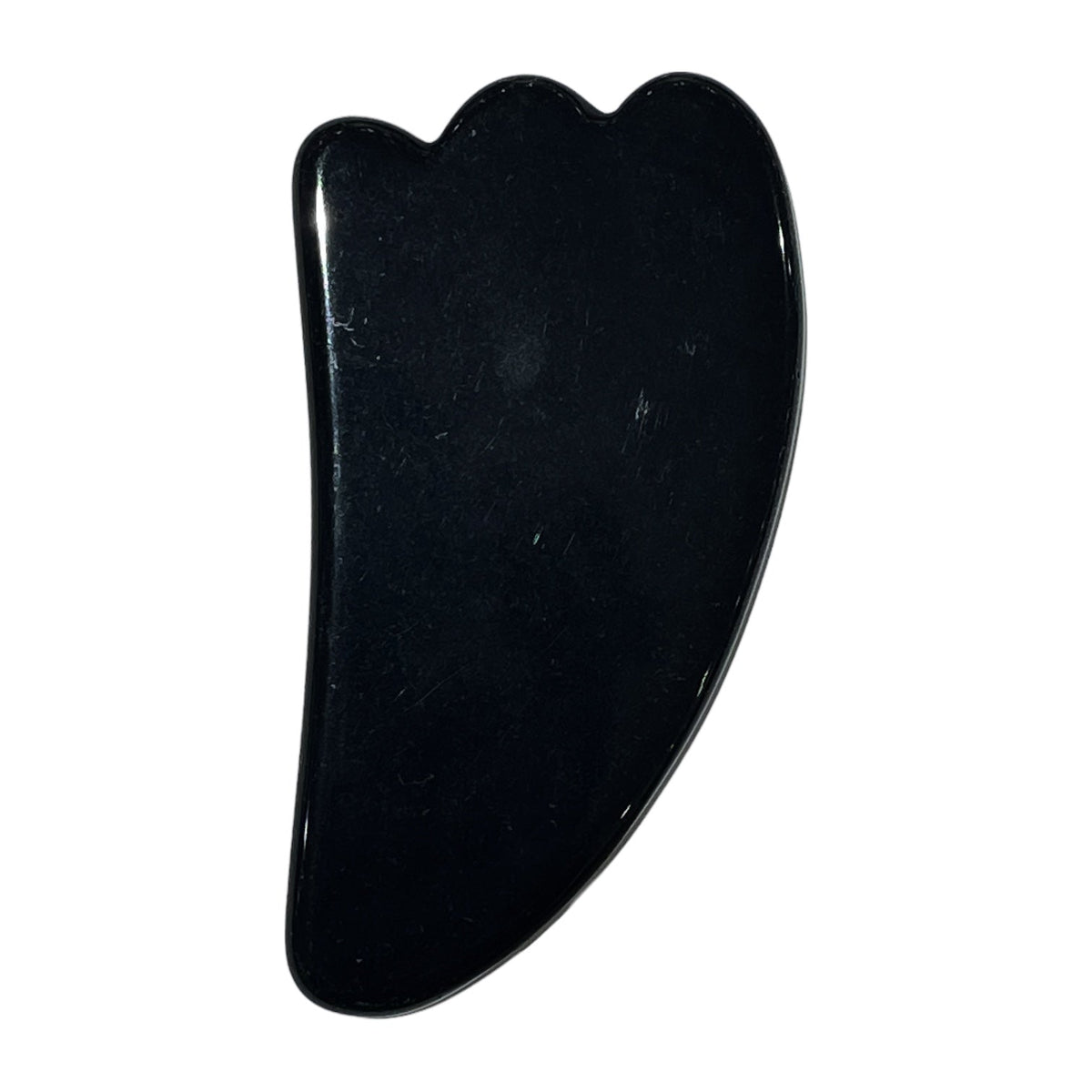 Gua sha obsidienne poisson - Foliesbijoux
