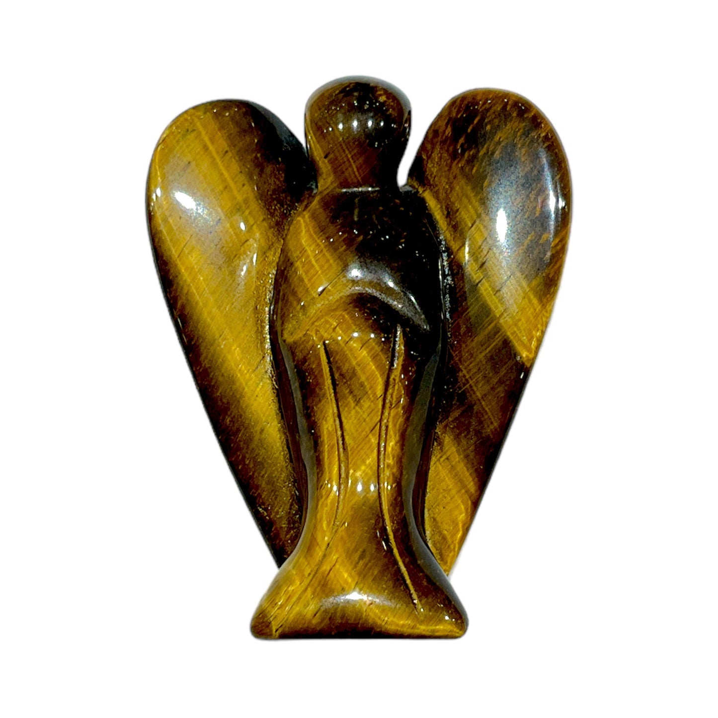 Figurine ange en oeil de tigre - Foliesbijoux