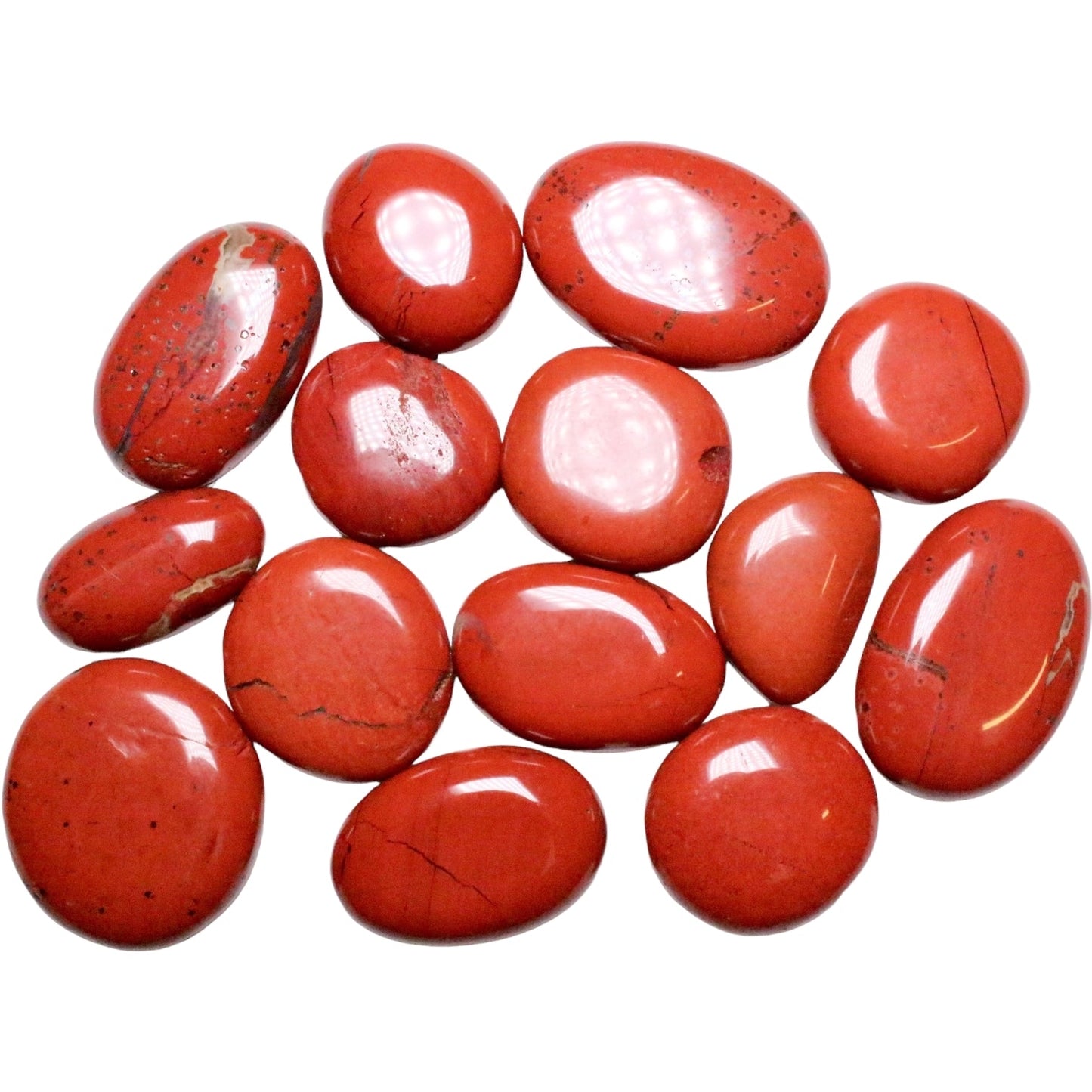 Galet Jaspe rouge 40mm (Lot de 250g) - Foliesbijoux