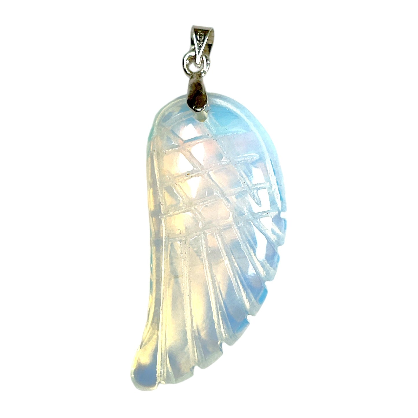 Pendentif Opaline en aile épaisse - Foliesbijoux