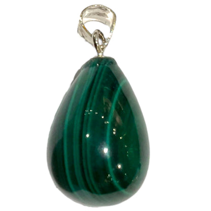 Pendentif Malachite en forme de goutte