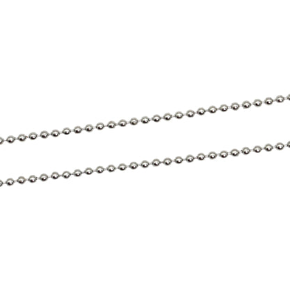 Lot de 10 chaînes billes en acier inoxydable argenté modèle 29