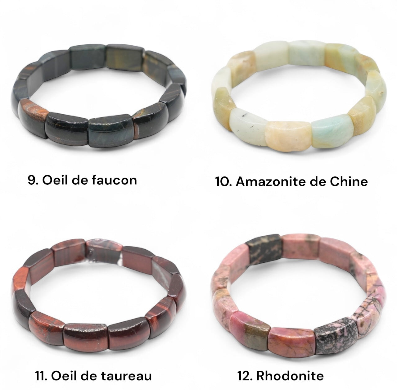 Bracelet AA+ 11x17 mm (17 pierres disponible) #8