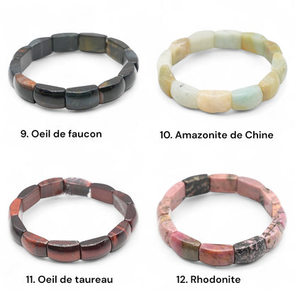 Bracelet AA+ 11x17 mm (17 pierres disponible) #8