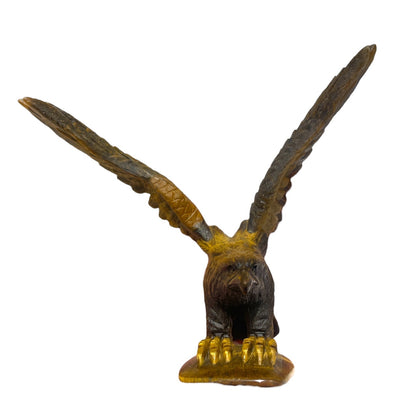 Figurine Aigle en plein vol Oeil de tigre - modele unique