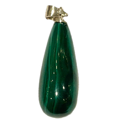 Pendentif Malachite en forme de goutte