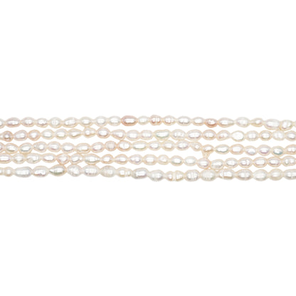 Fil de perle d’eau douce 3.5-4.2mm [21]