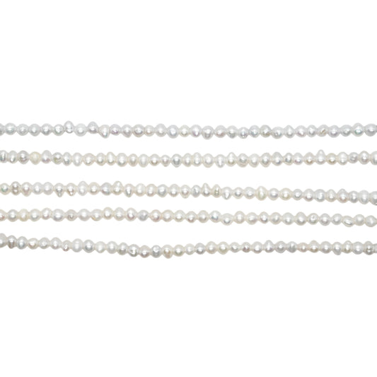 Fil de perle d’eau douce 3-4 mm [10]