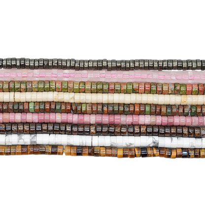 Fil de perle Heishi en pierre naturelle