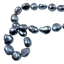 Afbeelding in Gallery-weergave laden, Collier en perles d’eau douce noir N-7
