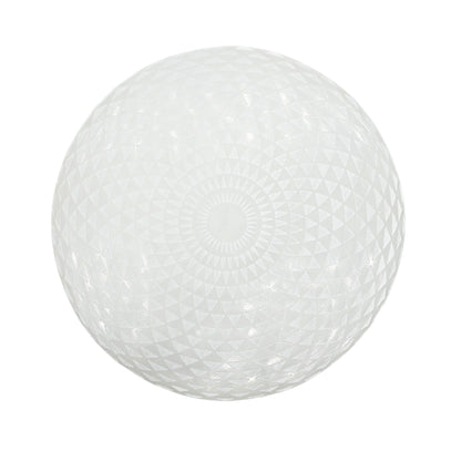 Plaque Rosace géométrique en sélénite 15 cm