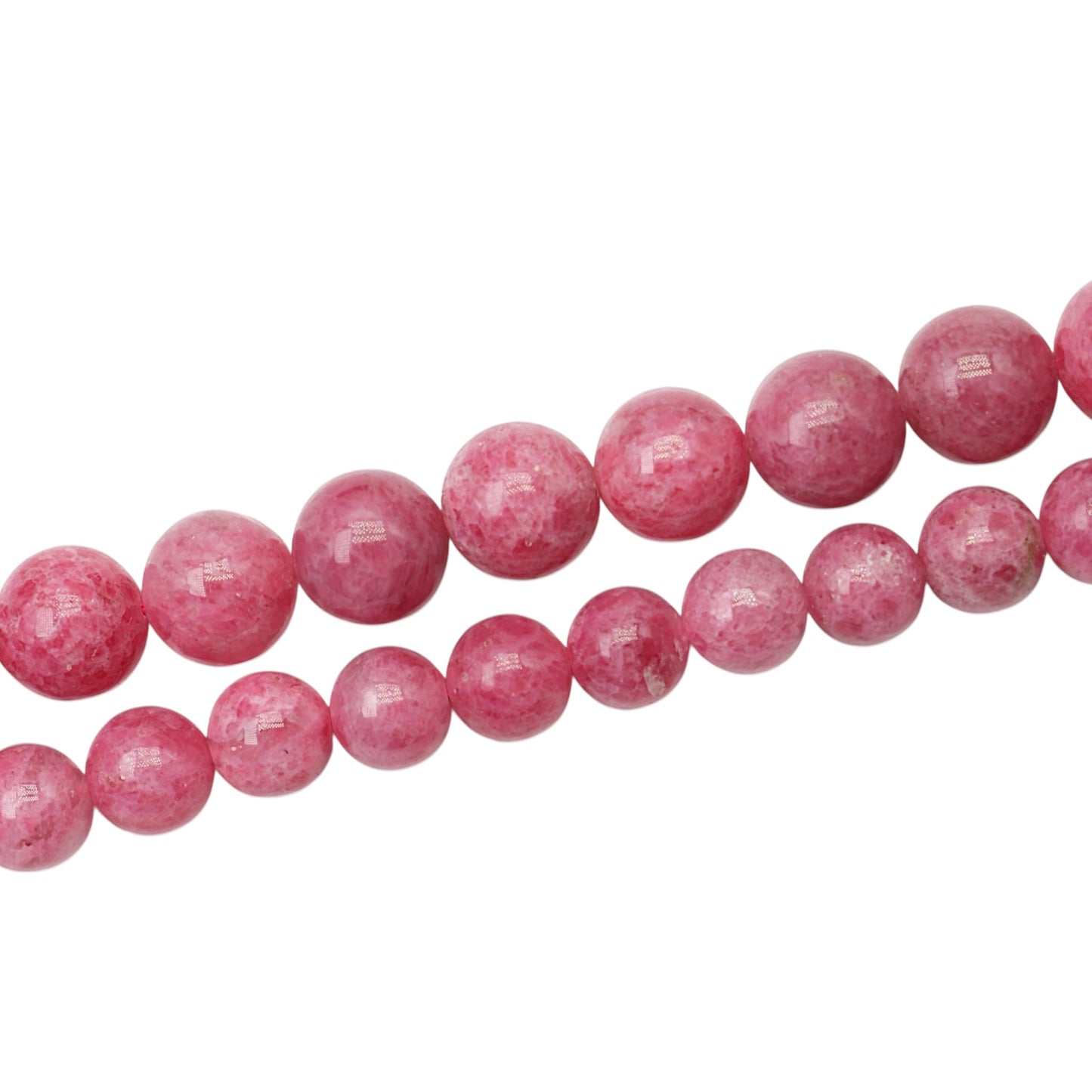 Fil de perle Rhodocrosite du brésil AAA
