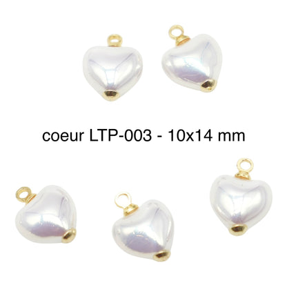 5 Gold-Plated Stainless Steel Charms/Pendants (6 models available)