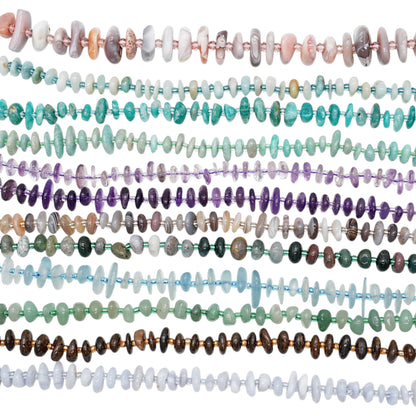 Fil de pierre baroque 5x8 mm (16 pierres disponibles)